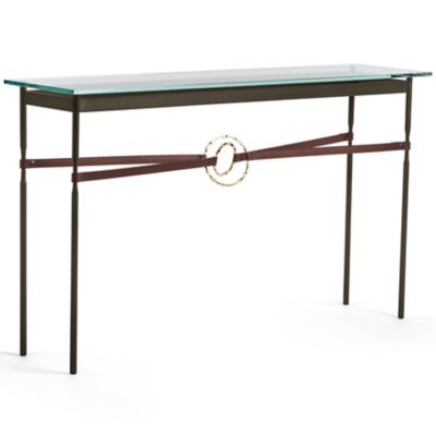 Equus Glass Top Console Table