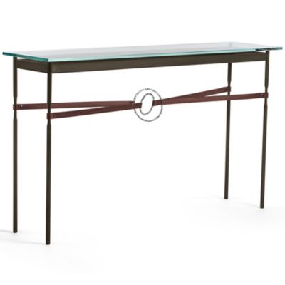 Equus Glass Top Console Table