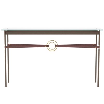Equus Glass Top Console Table