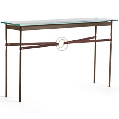 Equus Glass Top Console Table