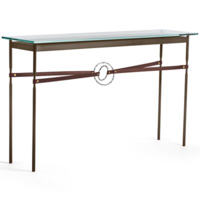 Equus Glass Top Console Table