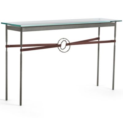 Equus Glass Top Console Table