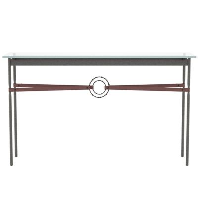 Equus Glass Top Console Table
