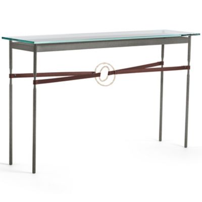 Equus Glass Top Console Table