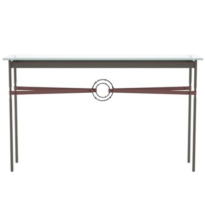 Equus Glass Top Console Table