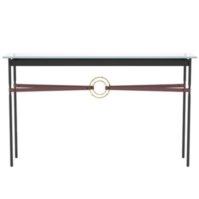 Equus Glass Top Console Table