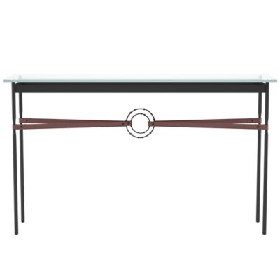 Equus Glass Top Console Table