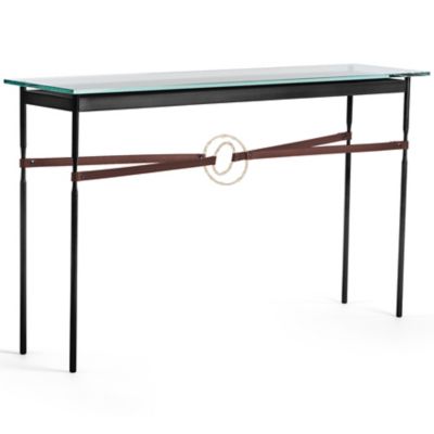 Equus Glass Top Console Table