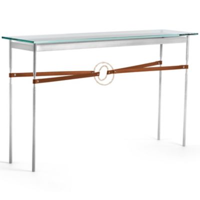 Equus Glass Top Console Table