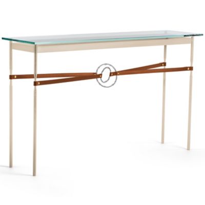 Equus Glass Top Console Table