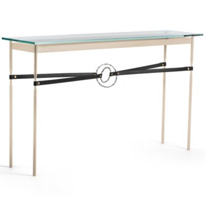 Equus Glass Top Console Table