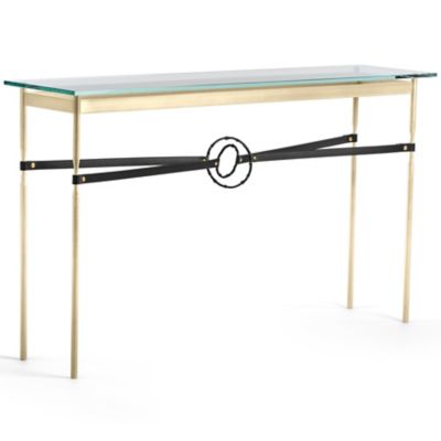 Equus Glass Top Console Table