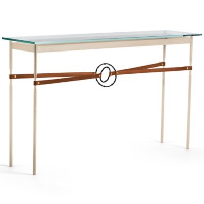 Equus Glass Top Console Table