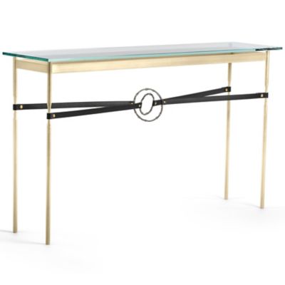 Equus Glass Top Console Table