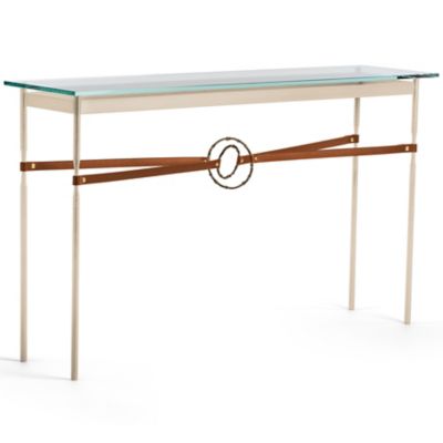 Equus Glass Top Console Table