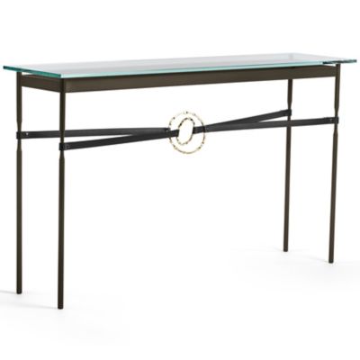 Equus Glass Top Console Table