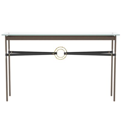 Equus Glass Top Console Table