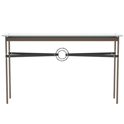 Equus Glass Top Console Table