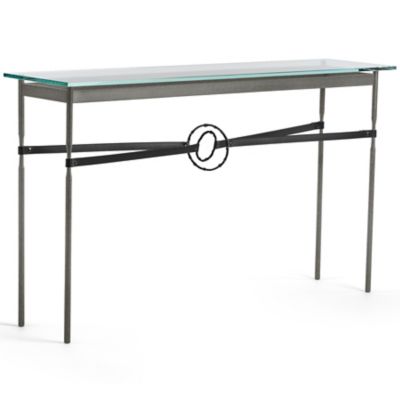 Equus Glass Top Console Table