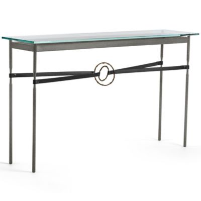 Equus Glass Top Console Table