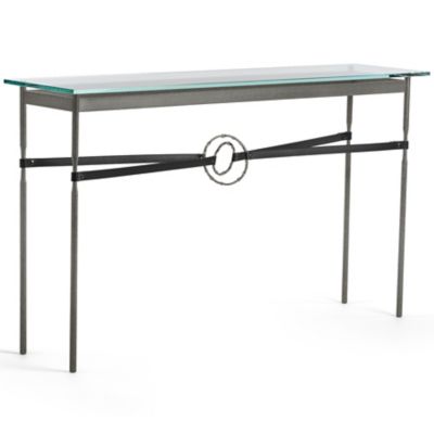 Equus Glass Top Console Table