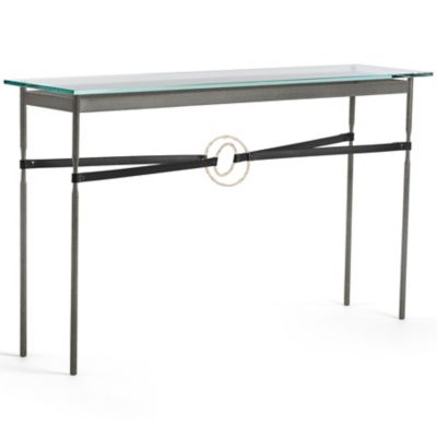 Equus Glass Top Console Table
