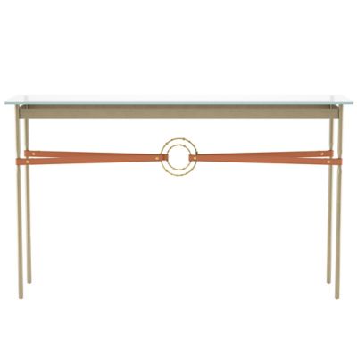 Equus Glass Top Console Table