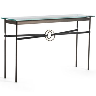 Equus Glass Top Console Table