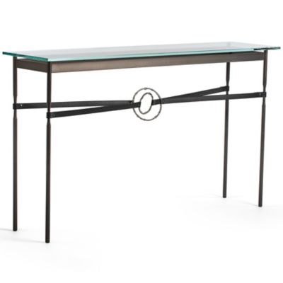 Equus Glass Top Console Table
