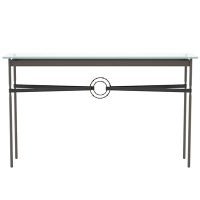 Equus Glass Top Console Table