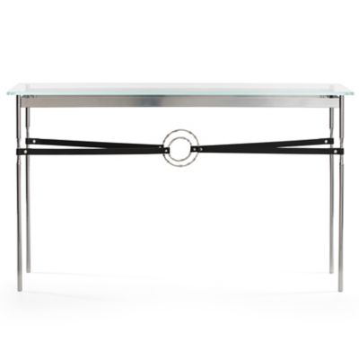 Equus Glass Top Console Table