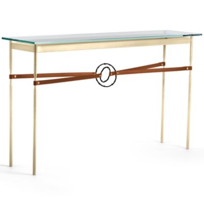 Equus Glass Top Console Table
