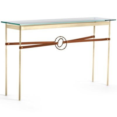 Equus Glass Top Console Table