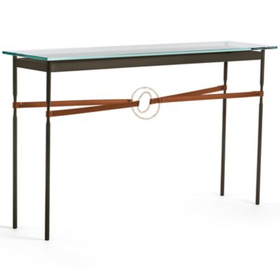 Equus Glass Top Console Table