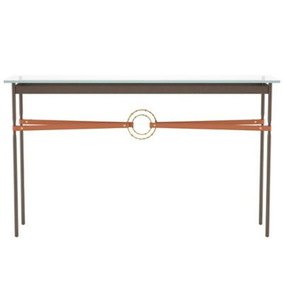 Equus Glass Top Console Table