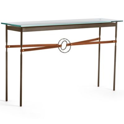 Equus Glass Top Console Table