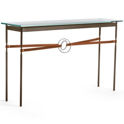 Equus Glass Top Console Table