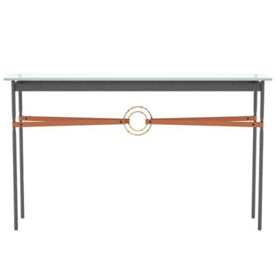 Equus Glass Top Console Table