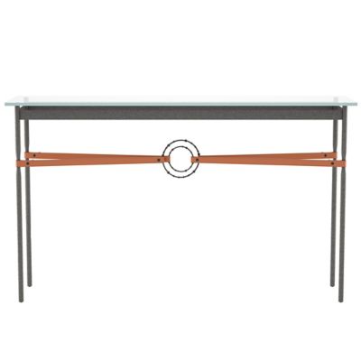 Equus Glass Top Console Table