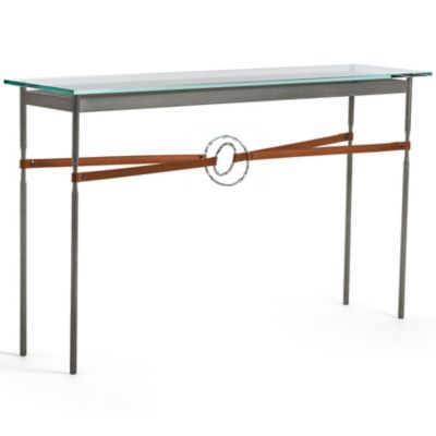 Equus Glass Top Console Table