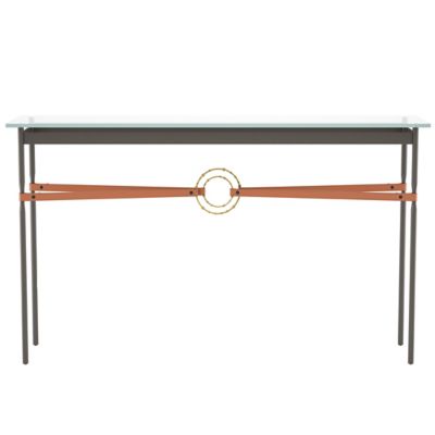 Equus Glass Top Console Table