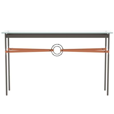 Equus Glass Top Console Table