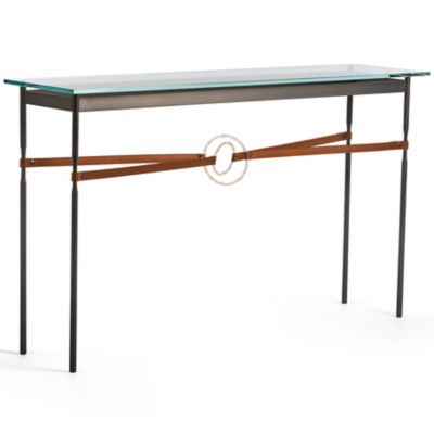 Equus Glass Top Console Table