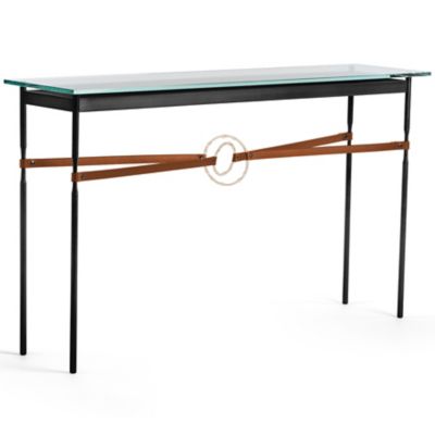 Equus Glass Top Console Table