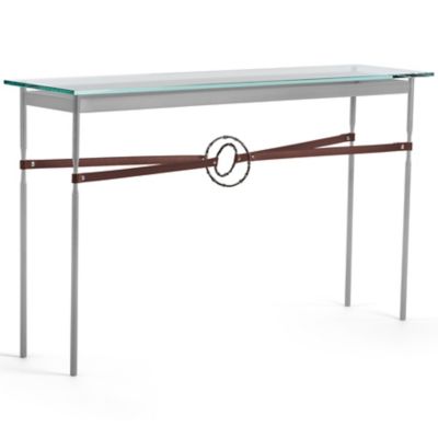 Equus Glass Top Console Table