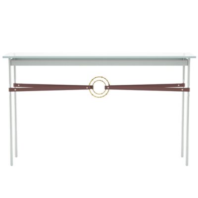 Equus Glass Top Console Table