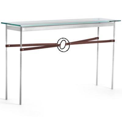 Equus Glass Top Console Table
