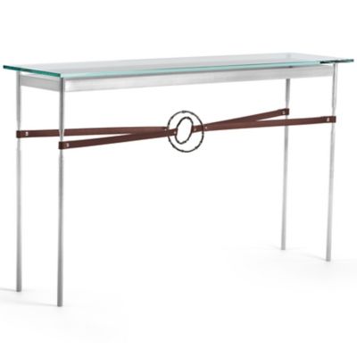 Equus Glass Top Console Table