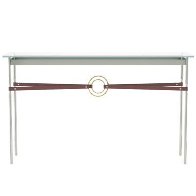 Equus Glass Top Console Table