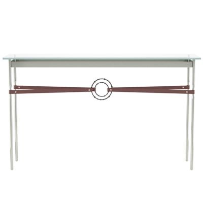 Equus Glass Top Console Table